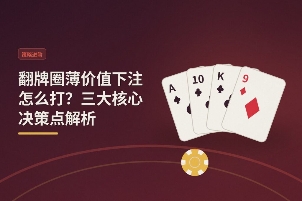 翻牌圈薄价值下注怎么打 - 翻牌圈薄价值下注怎么打?三大核心决策点解析
