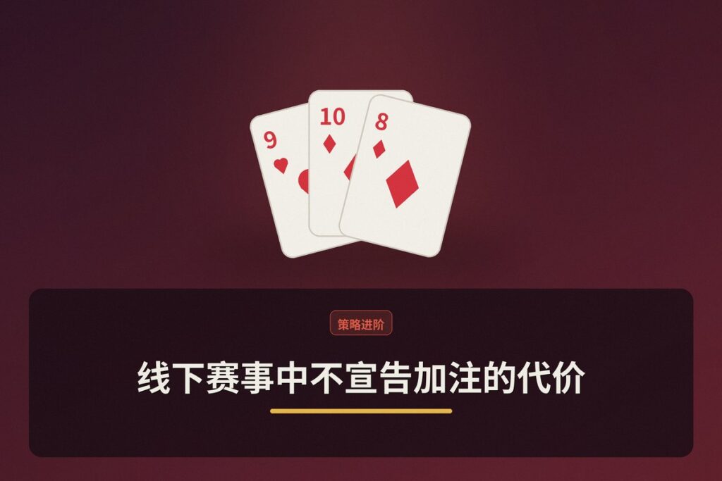 https://www.reddit.com/r/poker/comments/1ue2sem/played_my_first_live_tourney_today_and_not/ - 线下赛事中不宣告加注的代价:一个AQ被误导成平跟的实战解析