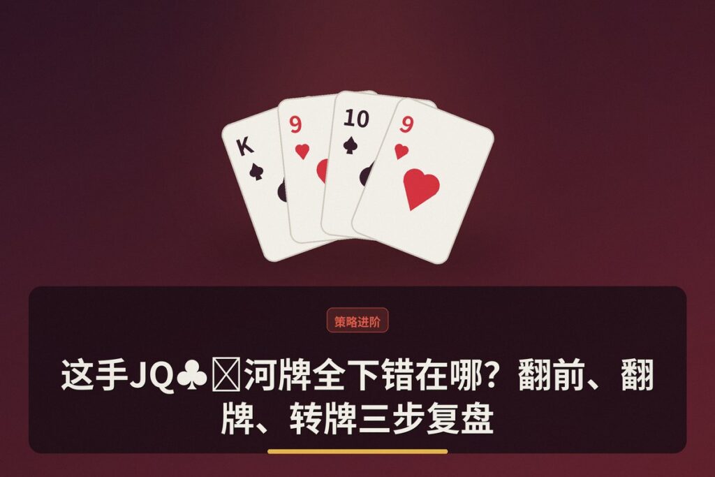https://www.reddit.com/r/poker/comments/1uc6mnu/how_bad_did_i_mess_this_hand_up/ - 这手JQ♣️河牌全下错在哪?翻前、翻牌、转牌三步复盘