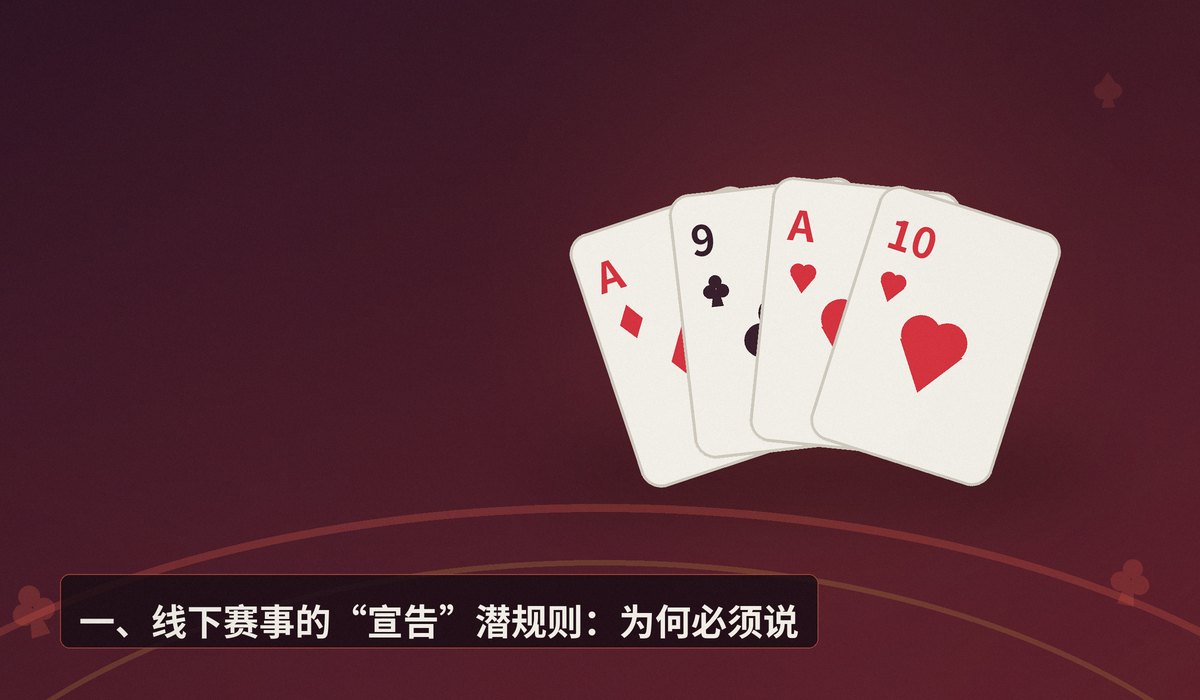 https://www.reddit.com/r/poker/comments/1ue2sem/played_my_first_live_tourney_today_and_not/ - 线下赛事中不宣告加注的代价:一个AQ被误导成平跟的实战解析