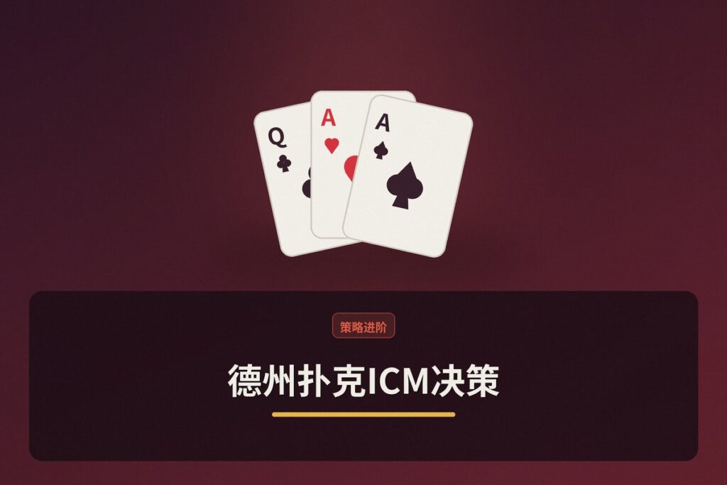 德州扑克ICM决策 - 德州扑克ICM决策:锦标赛后期如何用独立筹码模型优化选择