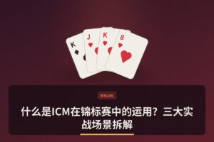什么是ICM在锦标赛中的运用 - 【策略进阶】什么是ICM在锦标赛中的运用？三大实战场景拆解