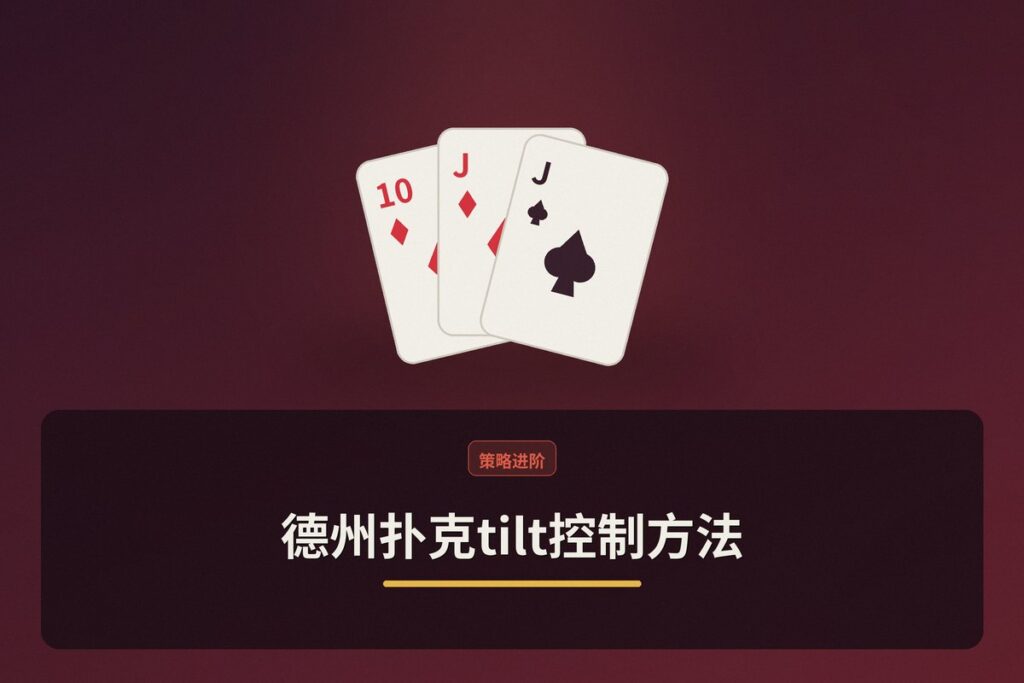 德州扑克tilt控制方法 - 德州扑克tilt控制方法:三位职业牌手都在用的情绪管理策略