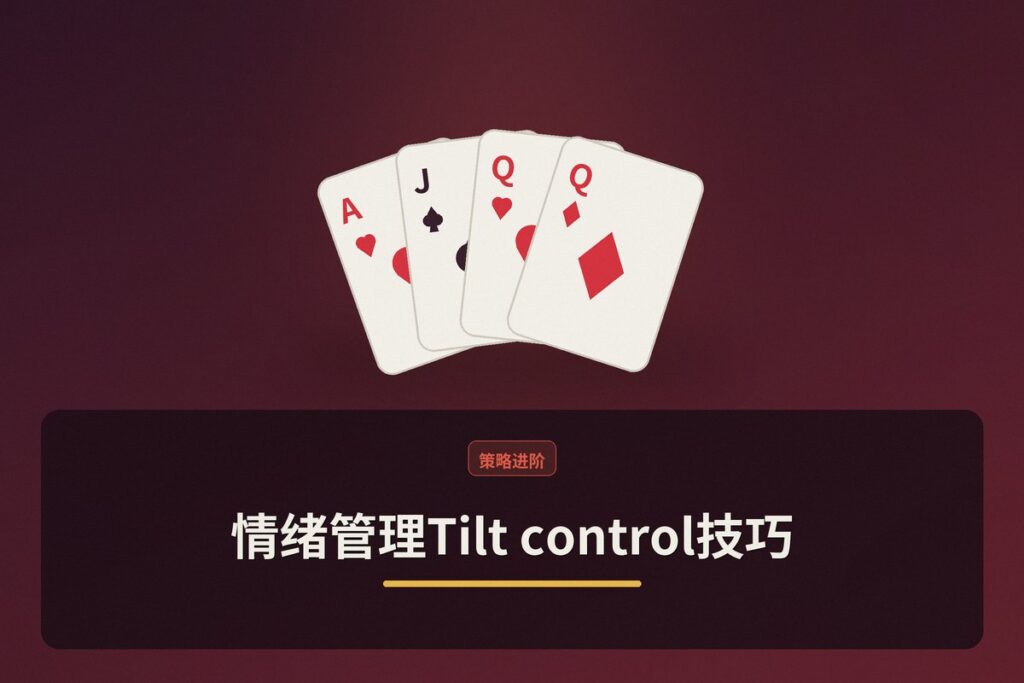 情绪管理Tilt control技巧 - 情绪管理Tilt control技巧:德州扑克玩家必学的三大心理防线