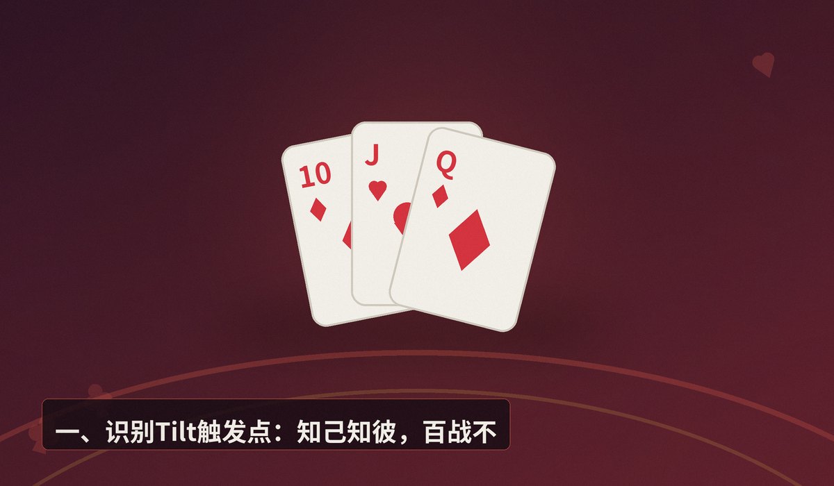 情绪管理Tilt control - 德州扑克情绪管理:Tilt控制三大核心策略,助你远离上头亏损